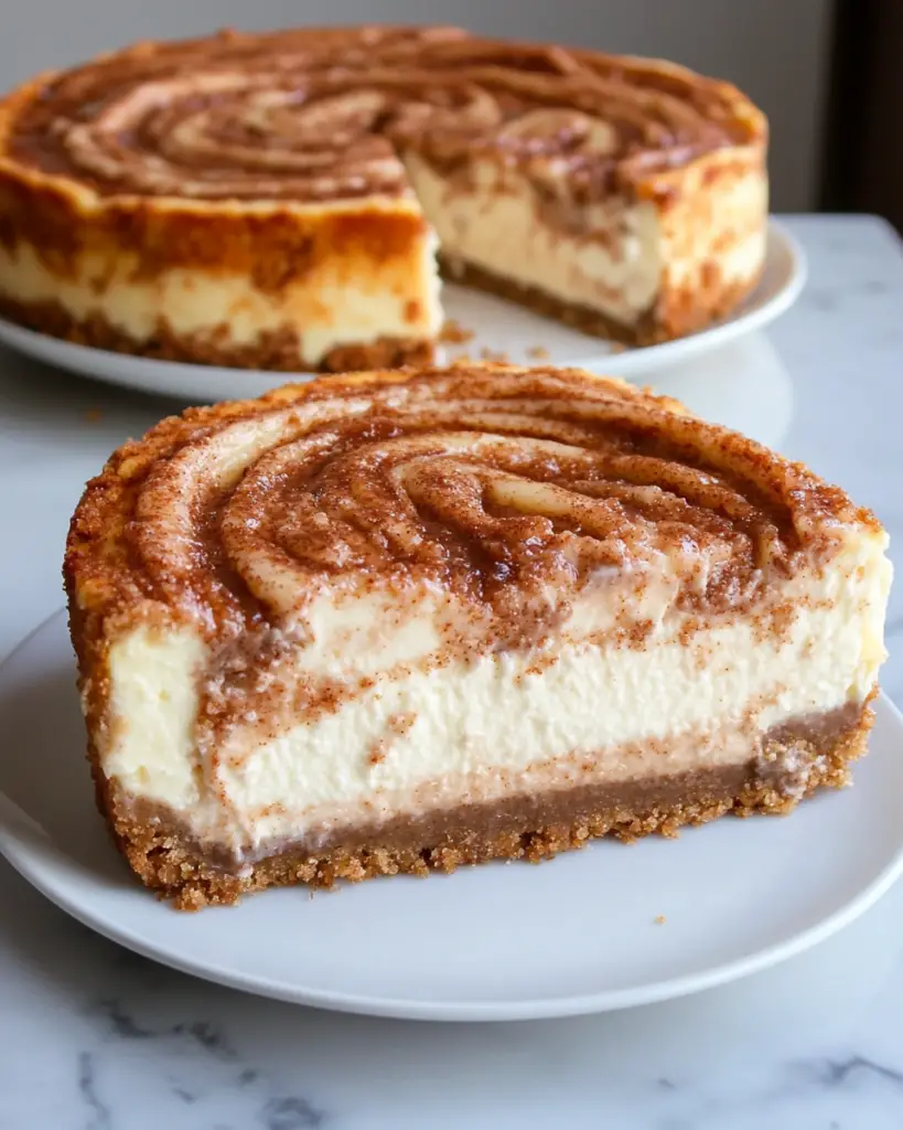 Cinnamon Roll Cheesecake