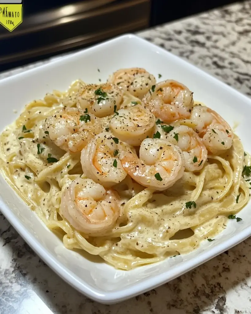 Creamy Shrimp Alfredo Pasta