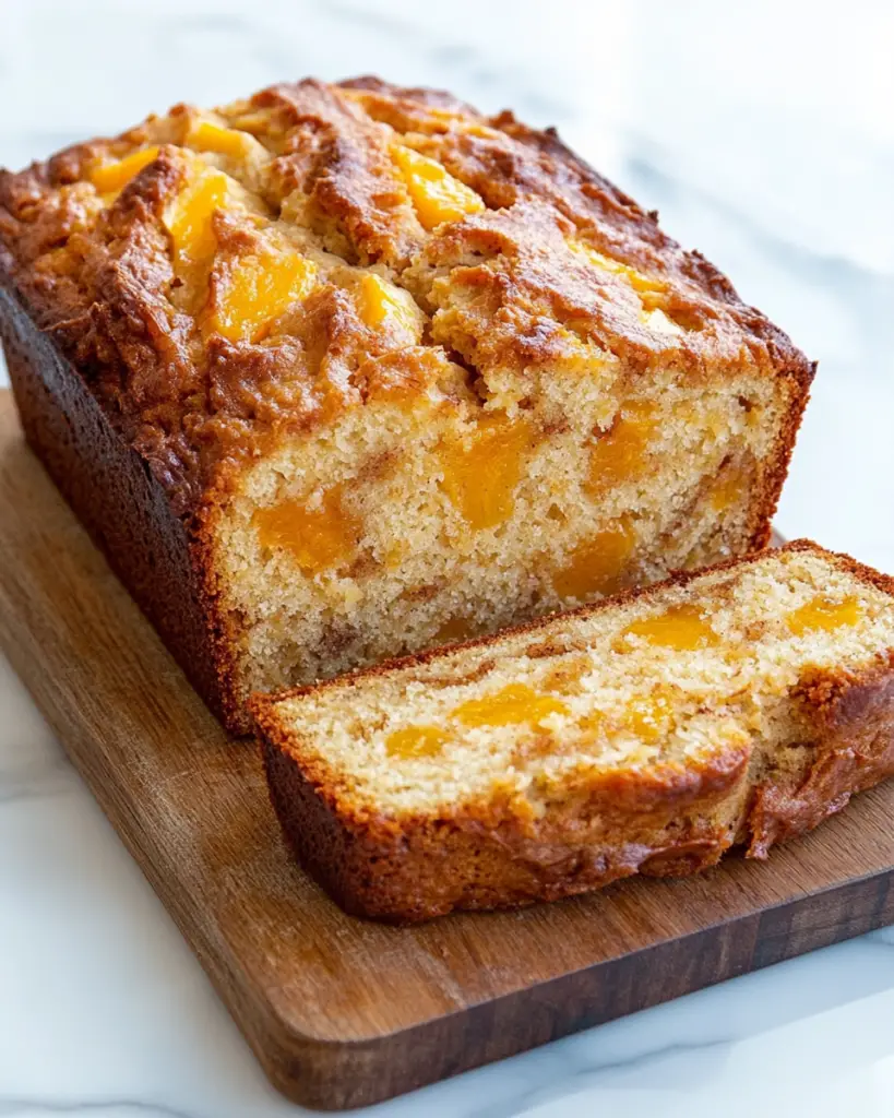 Easy Spiced Peach Bread