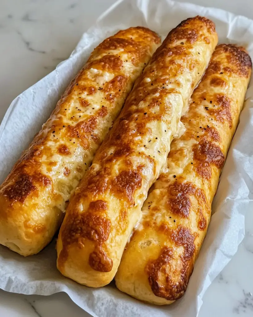 Homemade Cheese Breadsticks