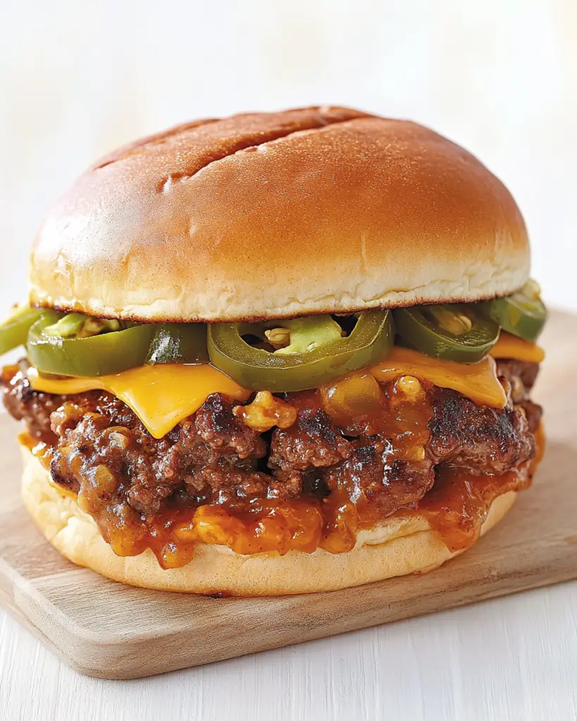 Jalapeño-Onion Smash Burgers