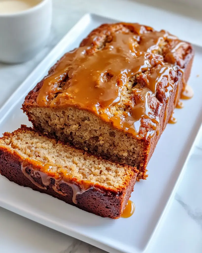 Salted Caramel Banana Bread
