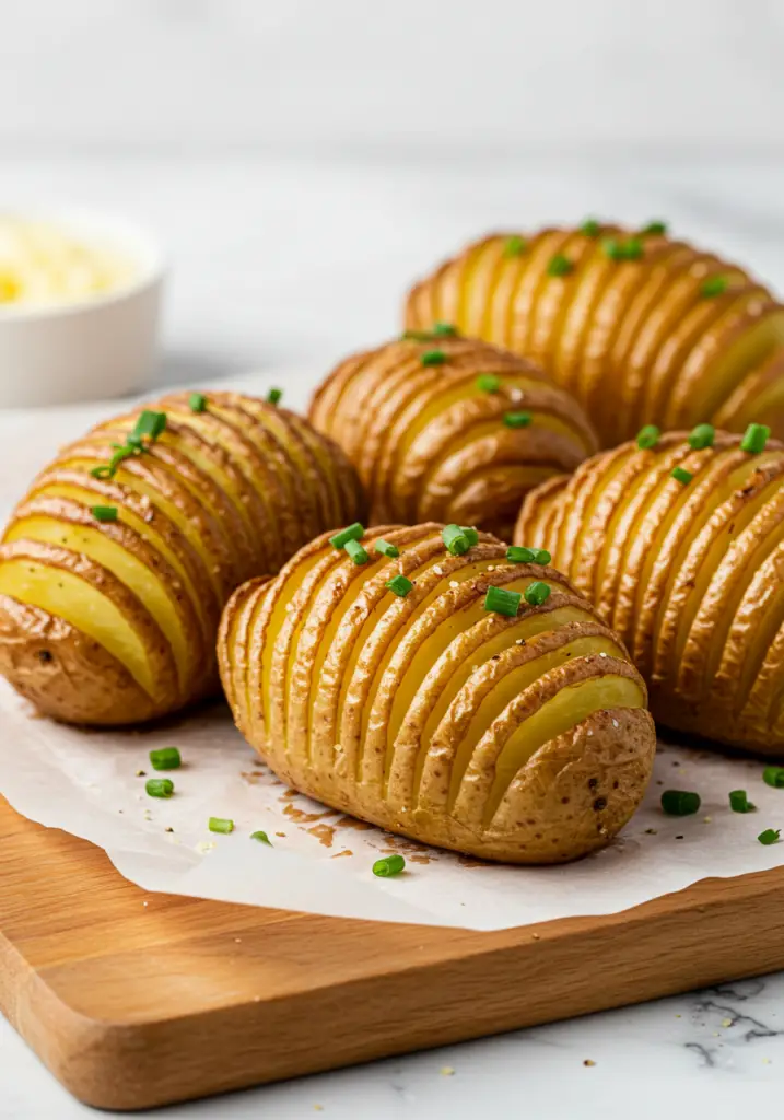 Air Fryer Hasselback Potatoes
