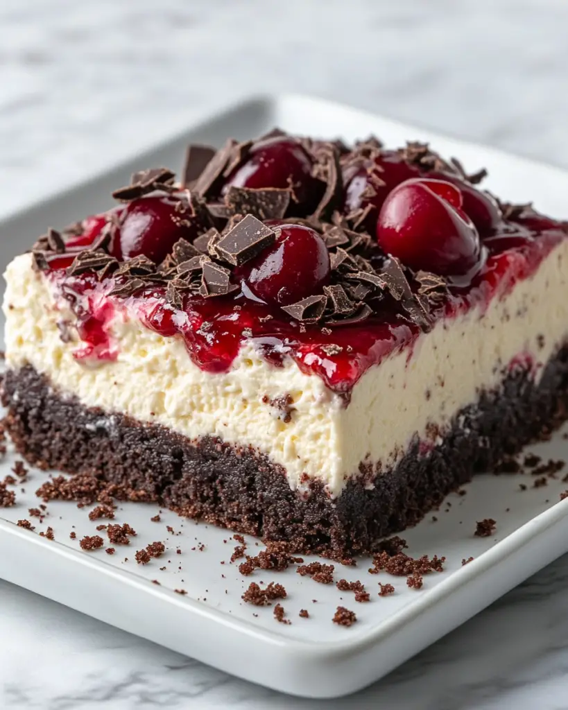 Black Forest Cheesecake Bars