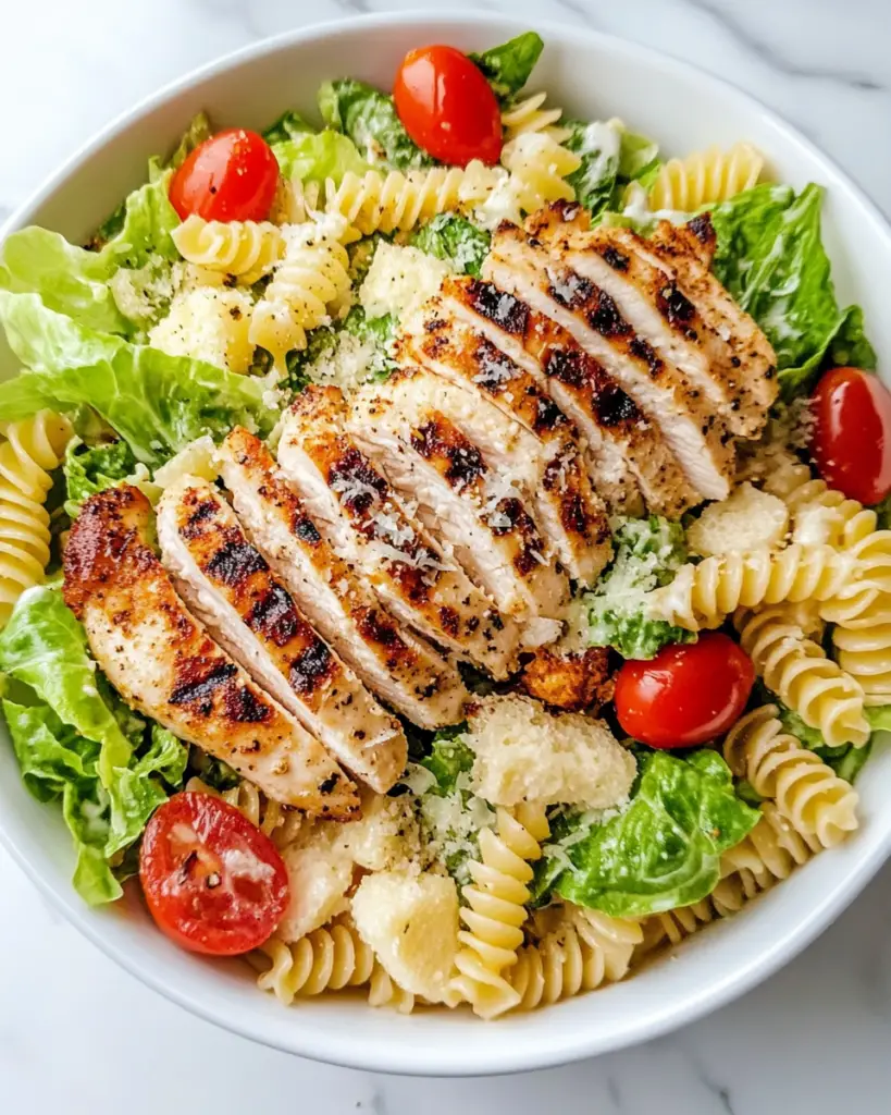 Chicken Caesar Pasta Salad