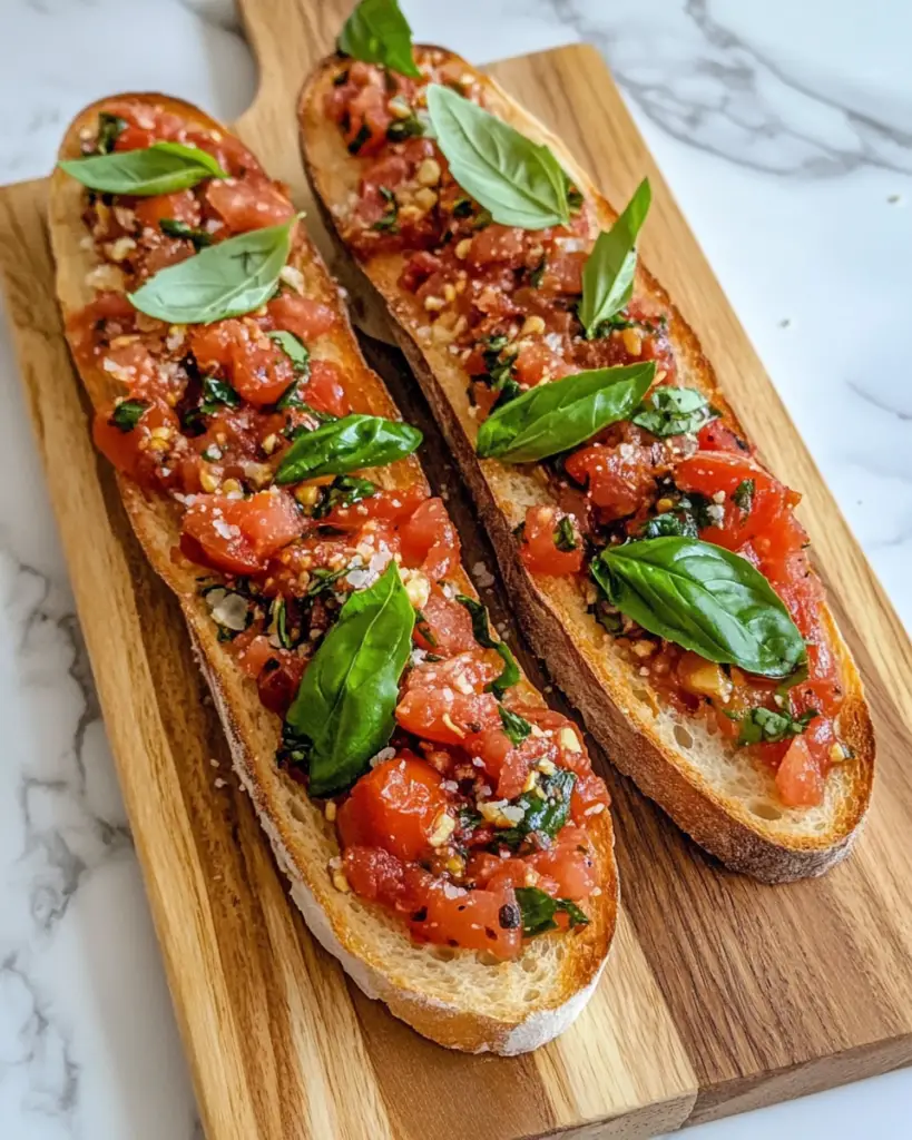 Classic Italian Bruschetta