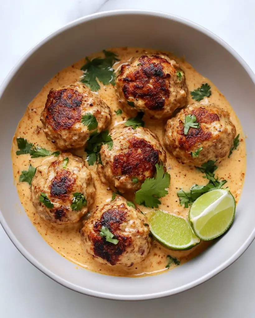 Coconut Chicken Meatballs