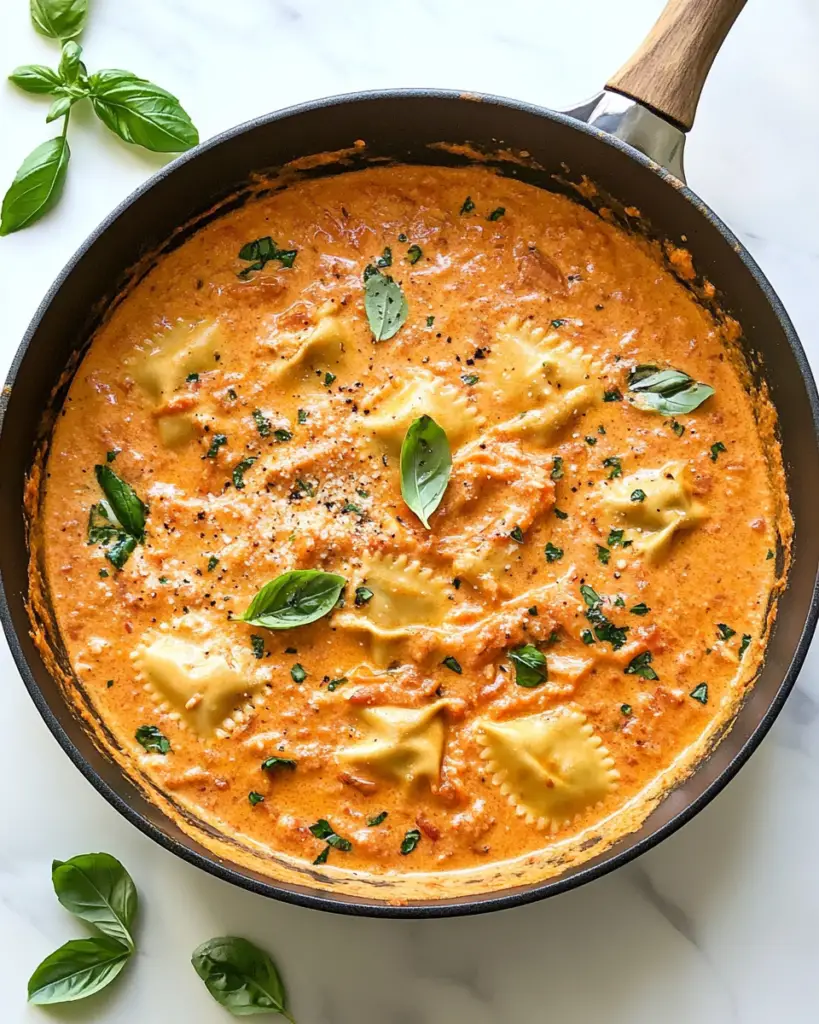 Creamy Tomato Ravioli Sauce