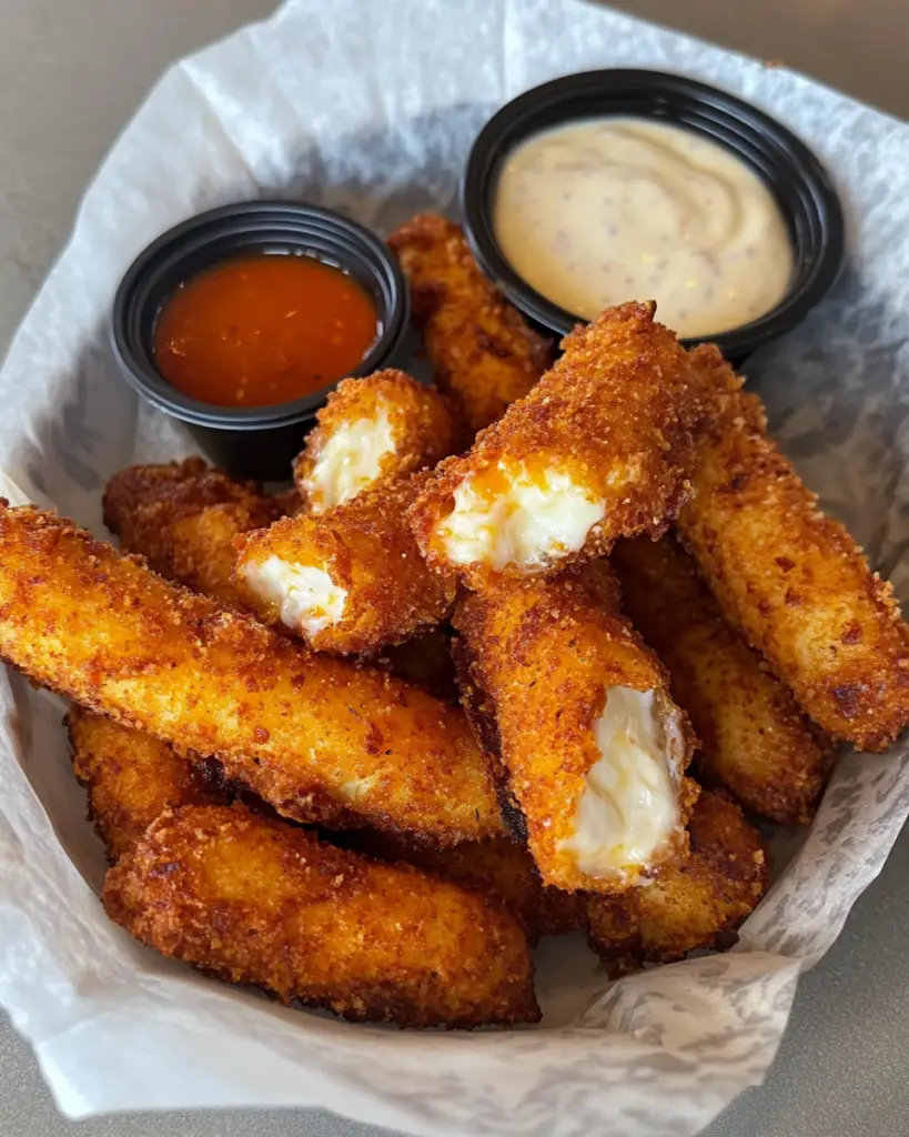 Nashville Hot Mozzarella Sticks