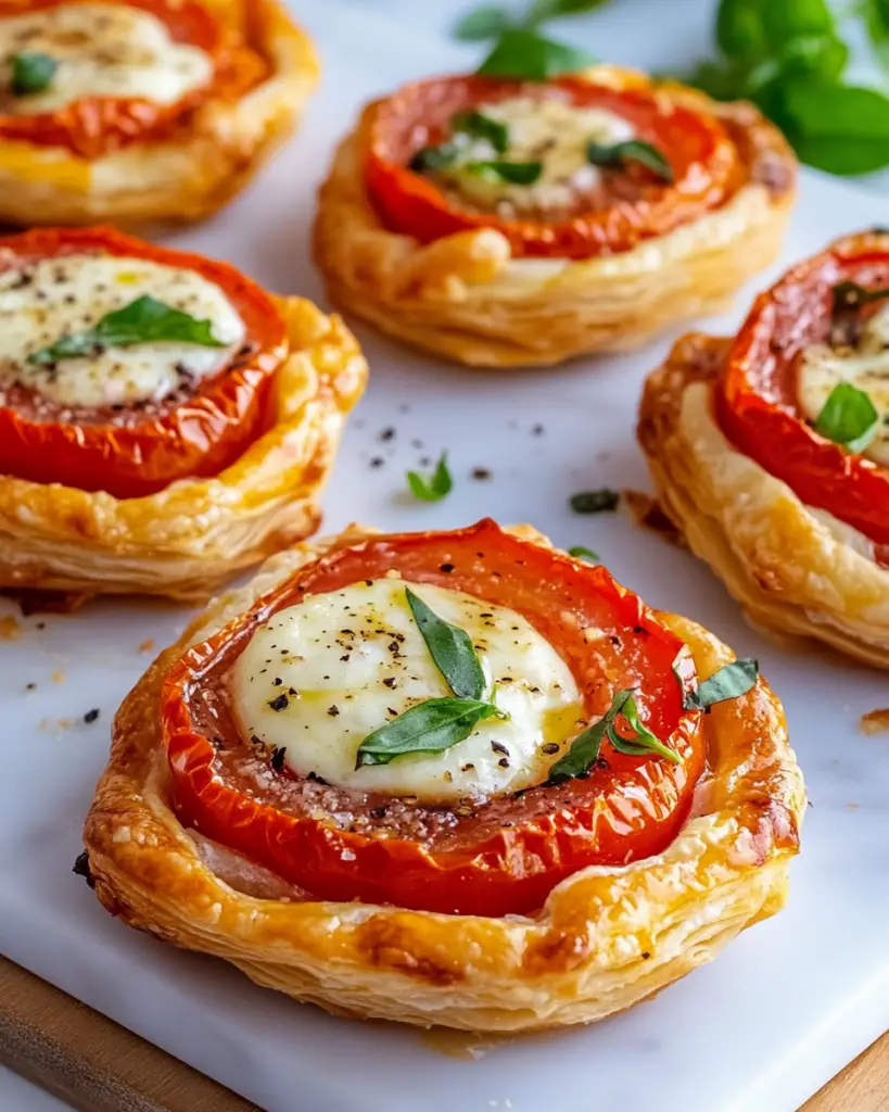 Tomato Tartlets with Puff Pastry