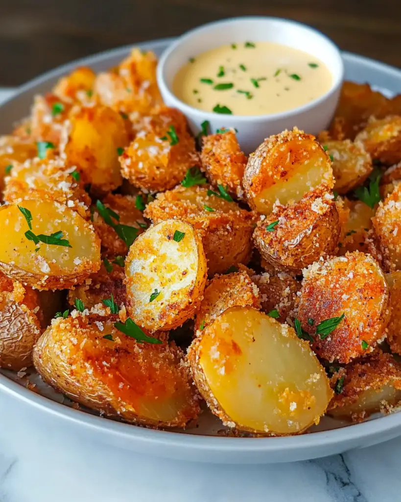 Crispy Parmesan Potatoes