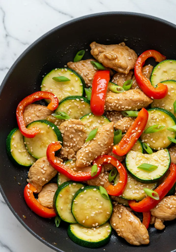Chicken Zucchini Stir-Fry