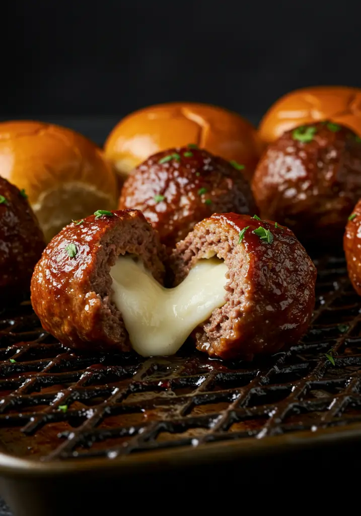 Smoked Stuffed Meatballs