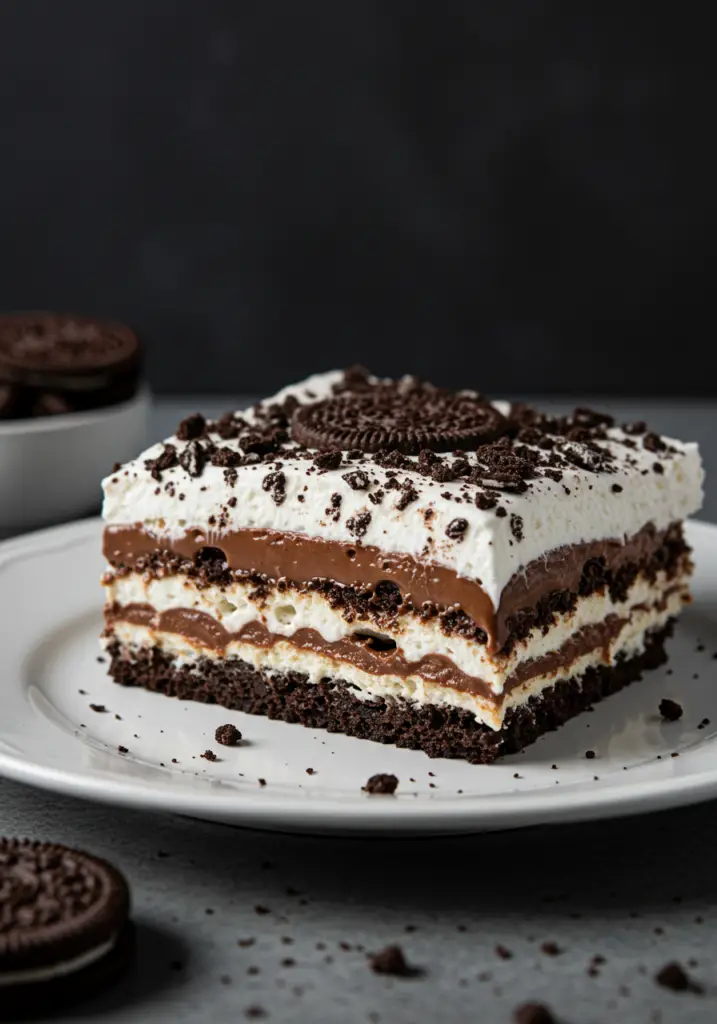 Oreo and Nutella Lasagne