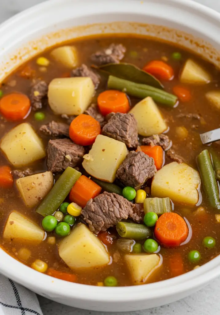 Crockpot Vegetable Beef Soup Recipe