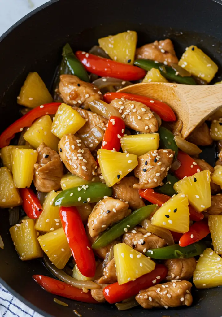 Teriyaki Chicken and Pineapple Stir Fry
