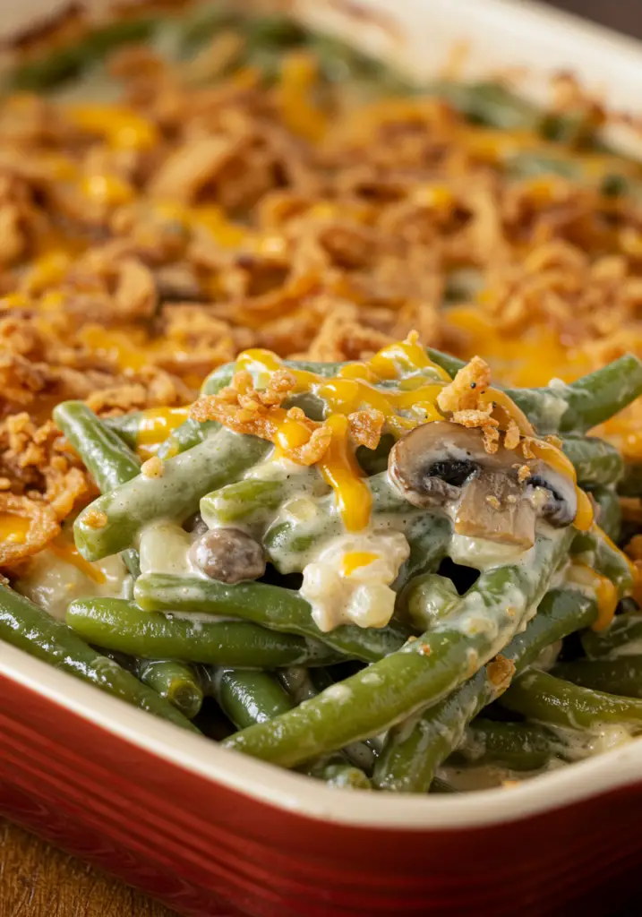 Cheesy Green Bean Casserole