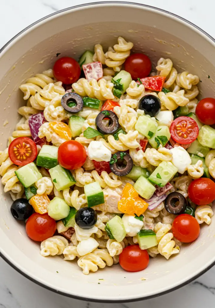 Italian Dressing Pasta Salad