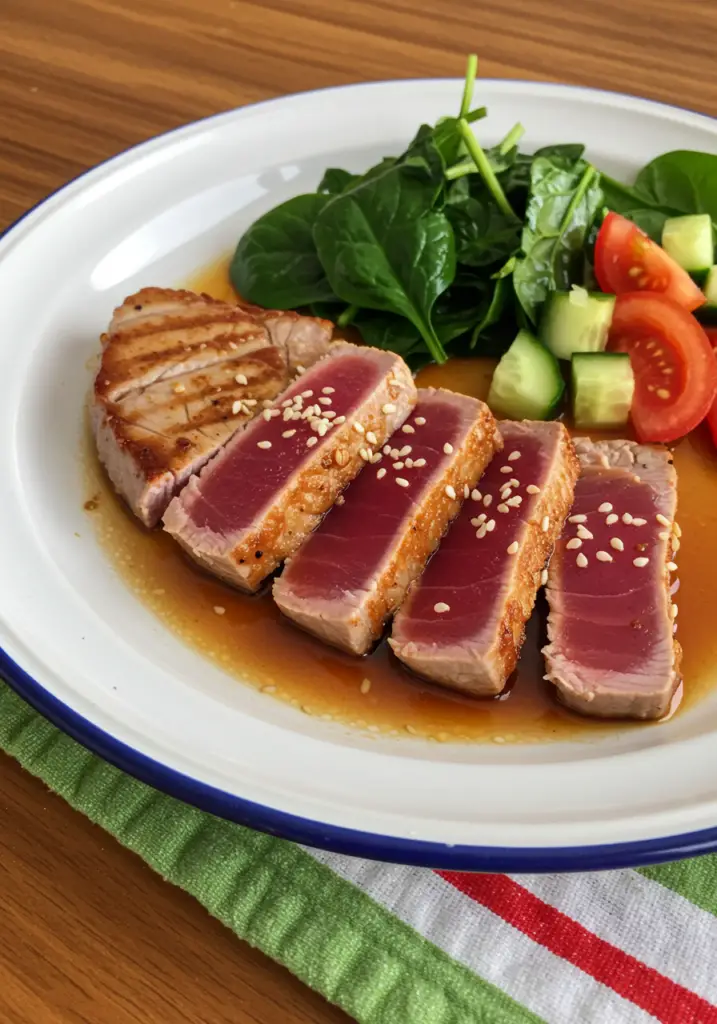 Pan seared Tuna Steak