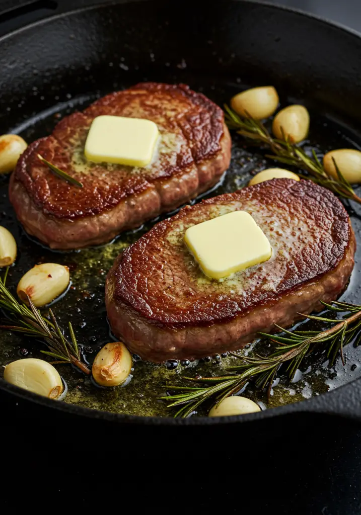 Pan-Seared Steak in Butter Sauce