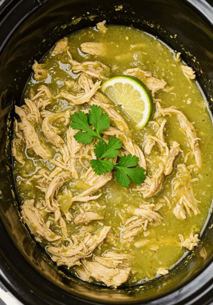 Crockpot Salsa Verde Chicken