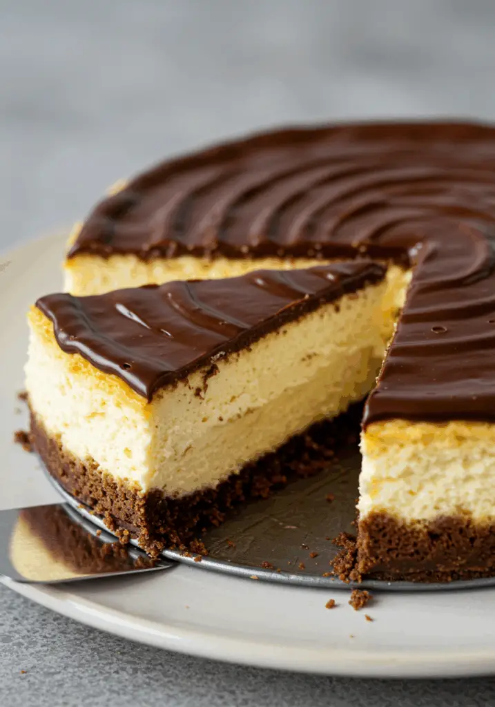 Boston Cream Pie Cheesecake