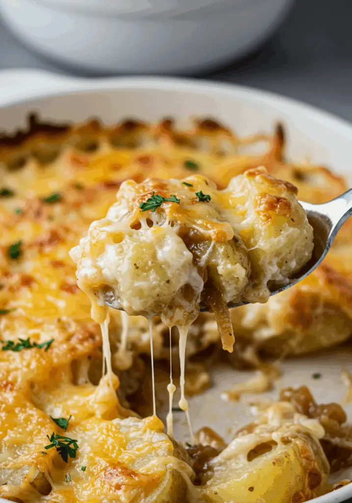 French Onion Potatoes