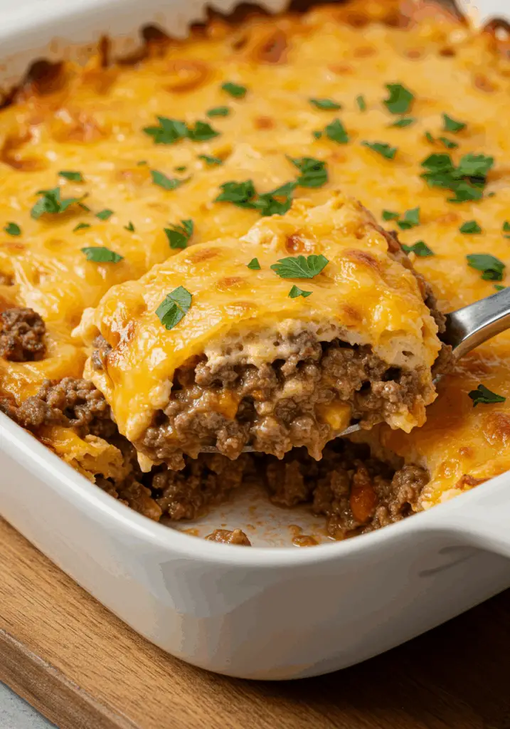 Cheeseburger Casserole