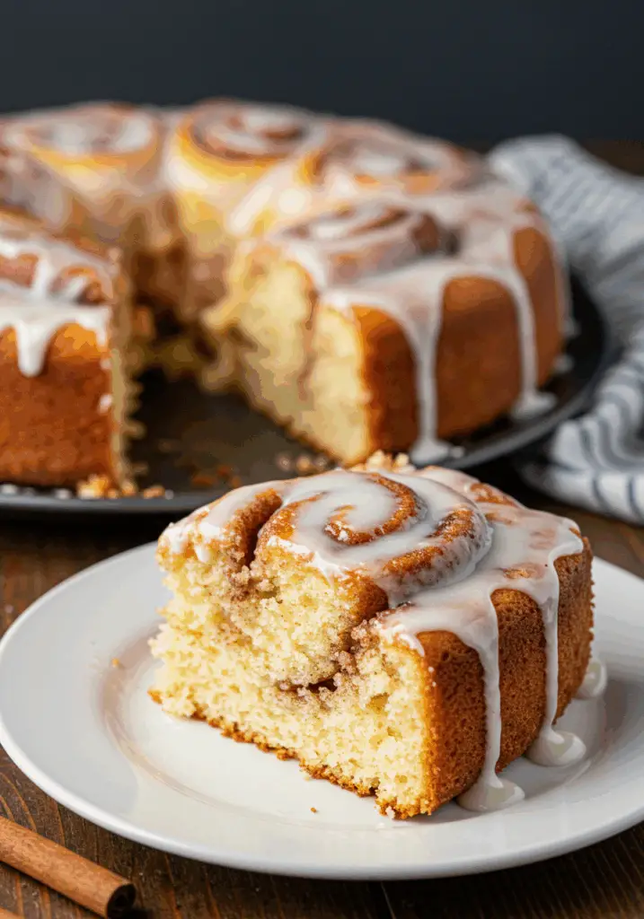 Big Mama’s Cinnamon Roll Cake