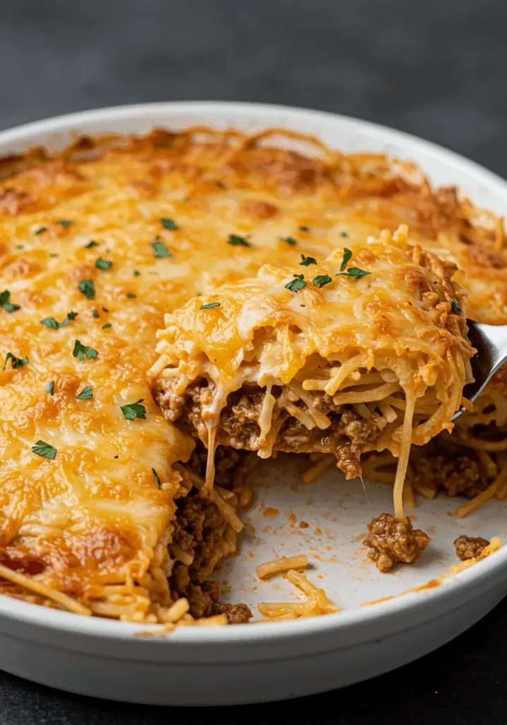 Easy Spaghetti Pie