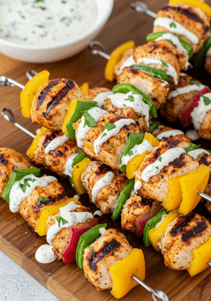 Ranch Chicken Skewers