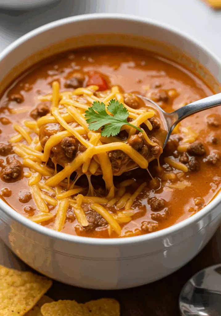 Slow Cooker Nacho Soup