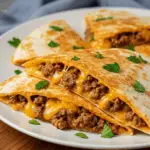 Ground Beef Quesadillas