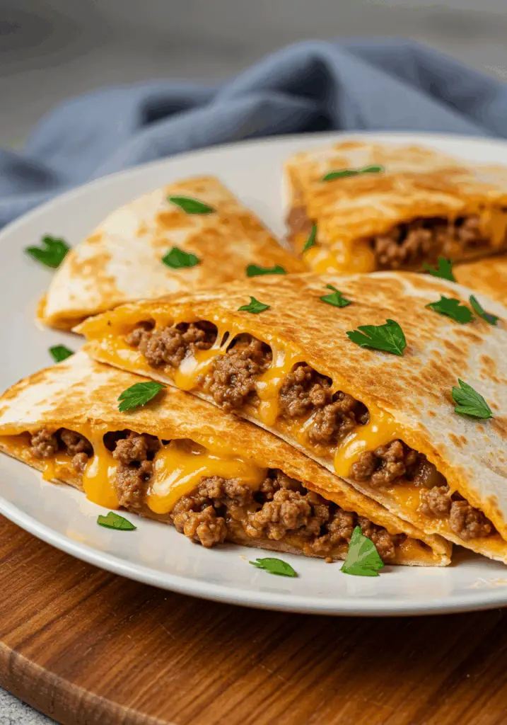 Ground Beef Quesadillas