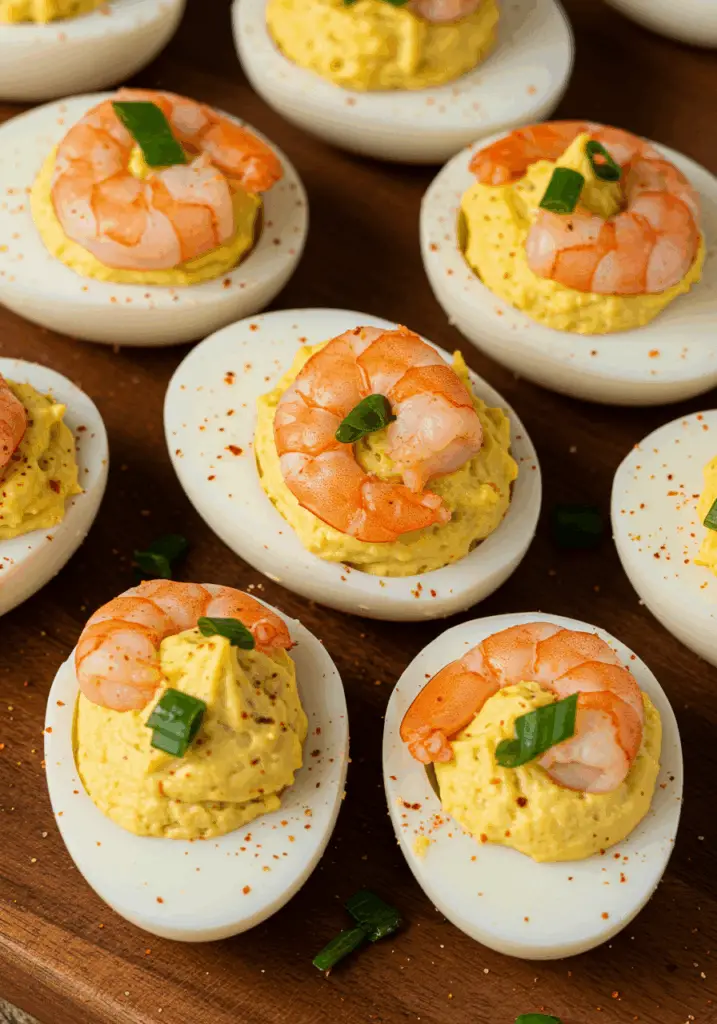 Cajun Shrimp Deviled Eggs