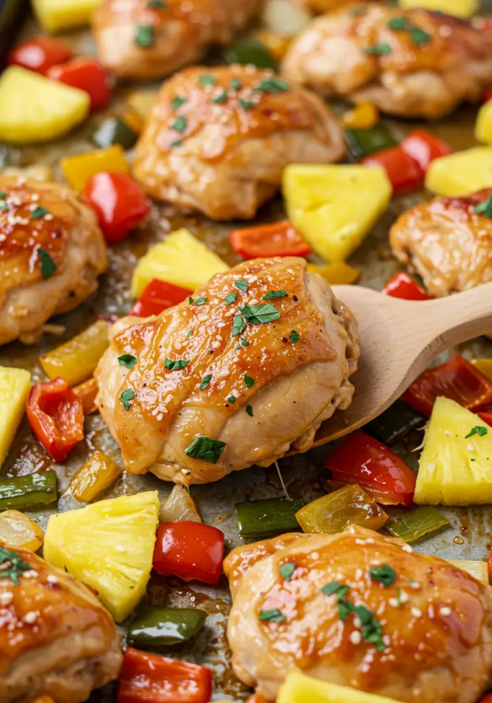 Hawaiian Chicken Sheet Pan