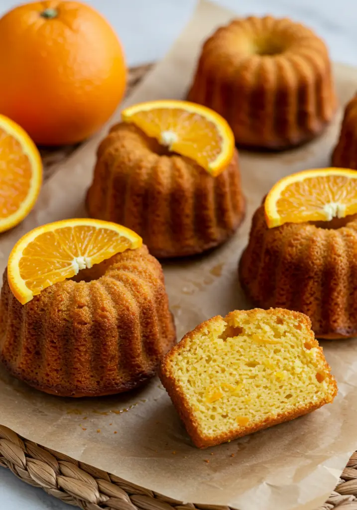 Orange Ginger Honey Cakes