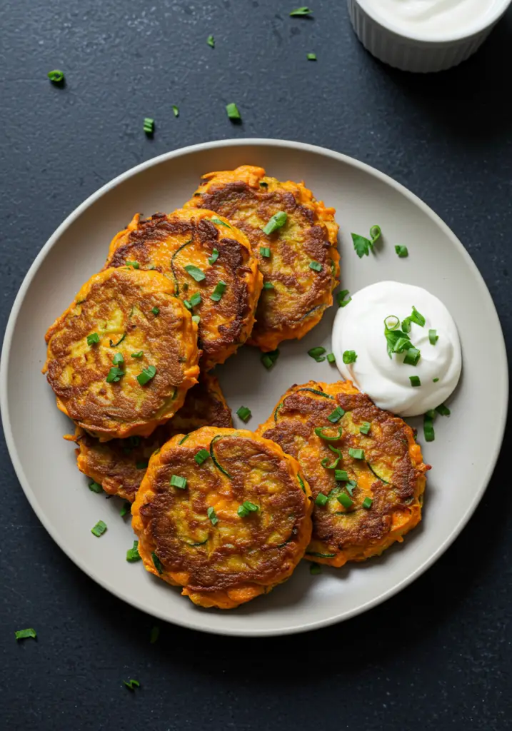 Zucchini & Sweet Potato Fritters