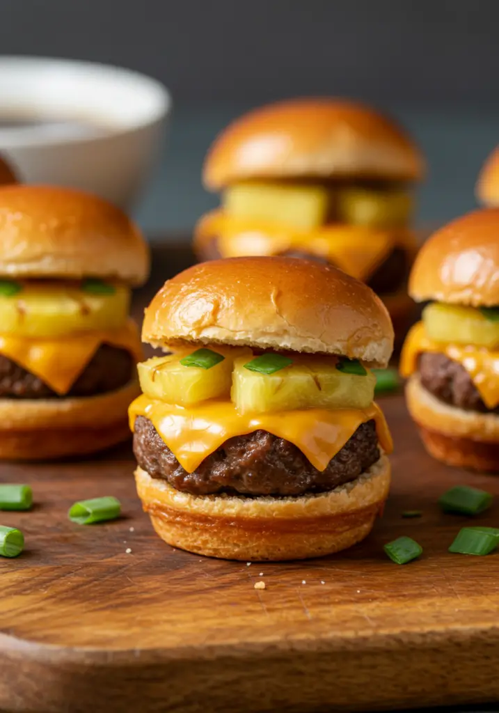 Hawaiian Burger Bites