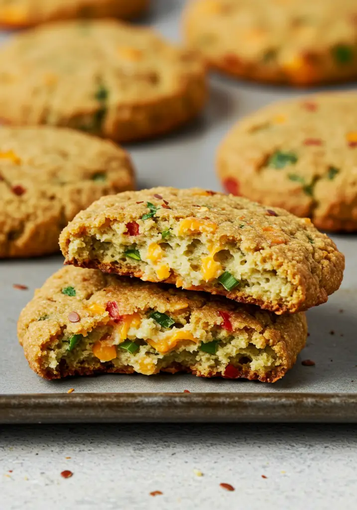 Healthy Savory Keto Breakfast Cookies