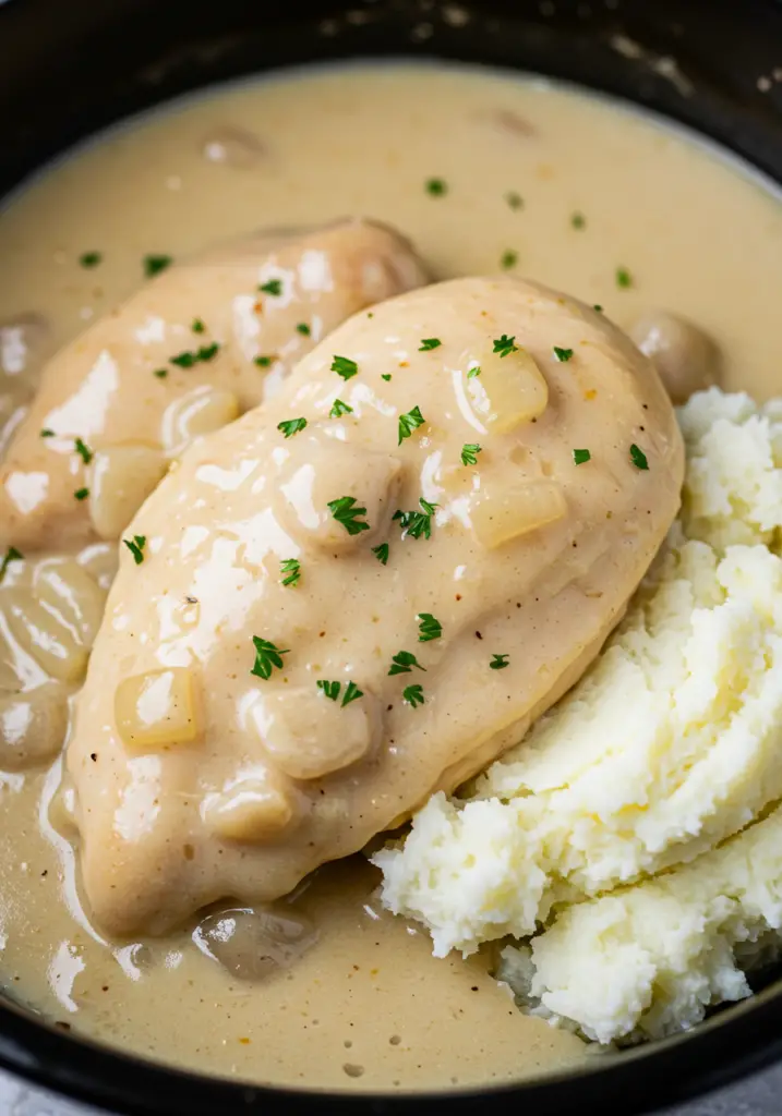 Slow Cooker Chicken and Gravy