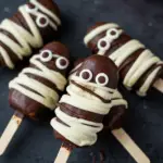 Chocolate covered banana mummies