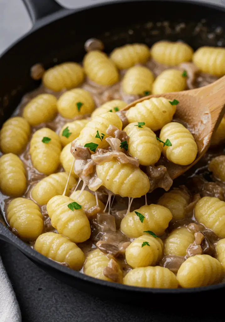 French Onion Gnocchi