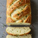 Rustic No Knead Rosemary Garlic Bread