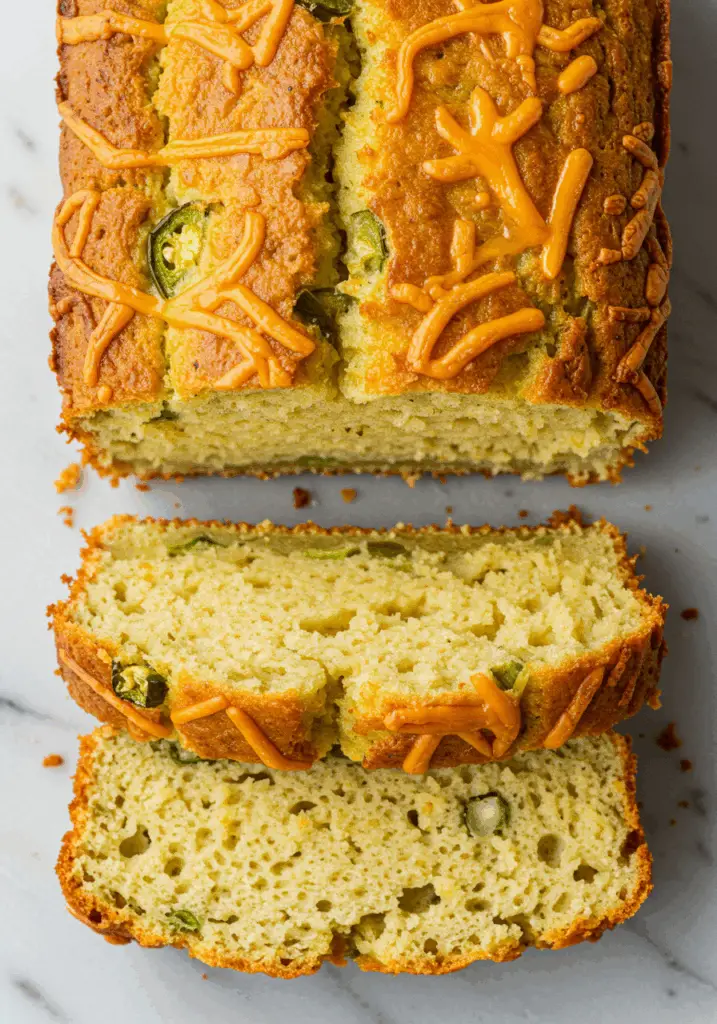 Garlic Herb Jalapeño Cheddar Bread