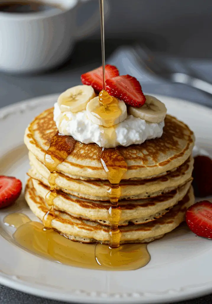 High-Protein Cottage Cheese Pancakes