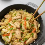 Chinese Chicken Cabbage Stir Fry