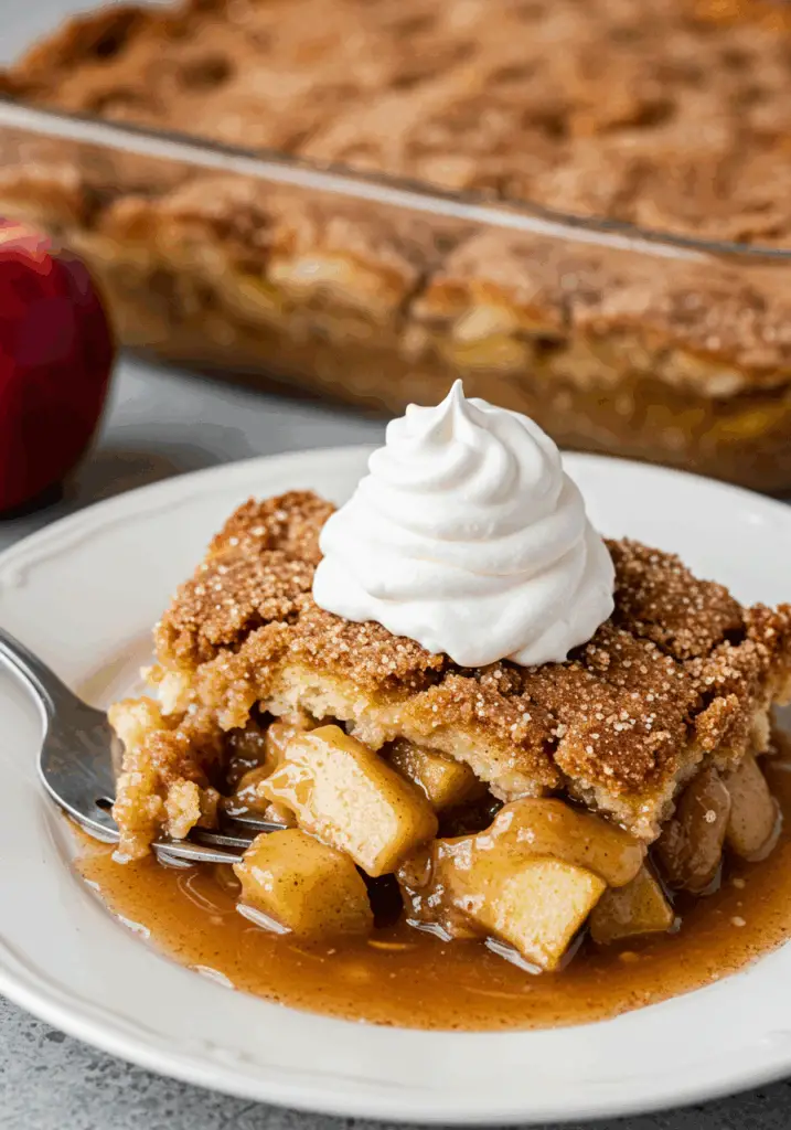 Apple Snickerdoodle Dump Cake