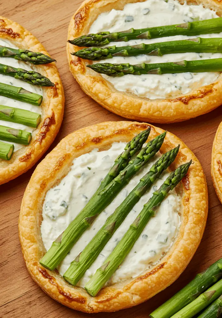 Asparagus Puff Pastry Tarts