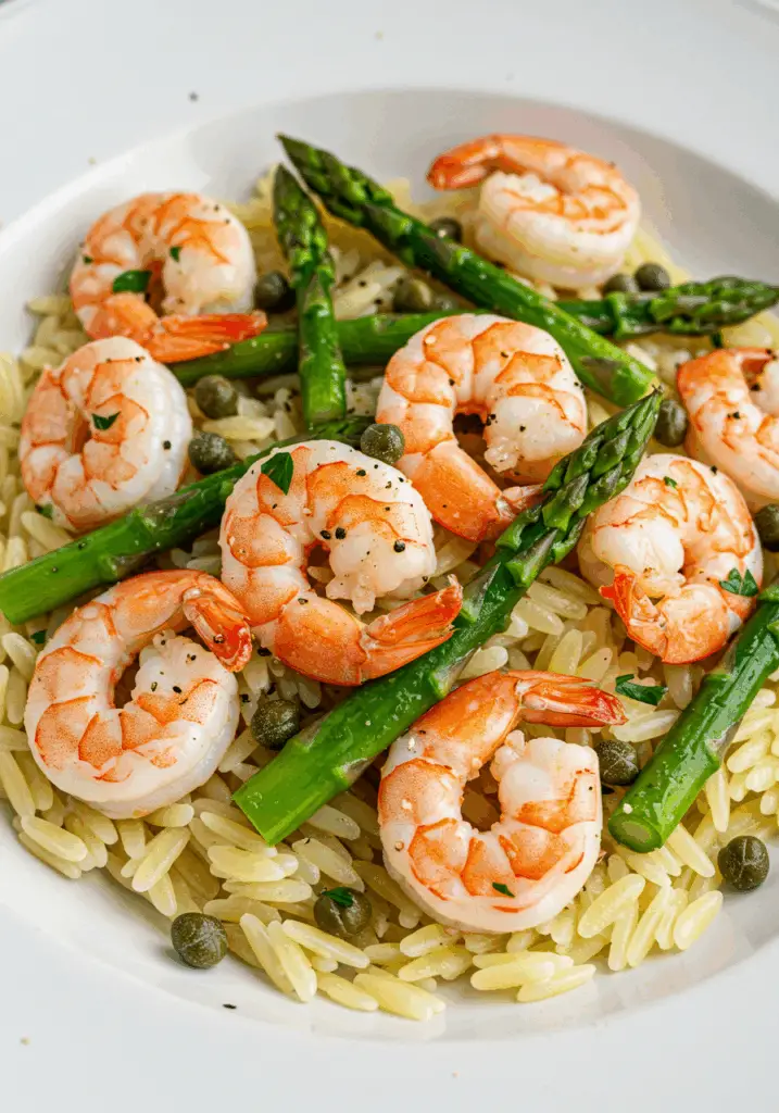 Garlic Shrimp Orzo